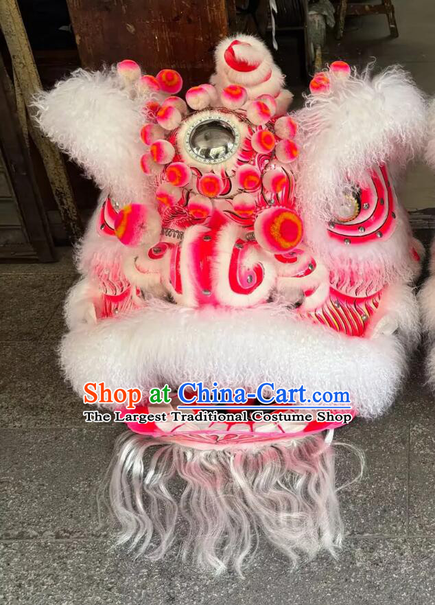 Top Traditional Lion Dance Equipment for Performances Chinese Southern Lion Dance Lion Head and Costumes Complete Set