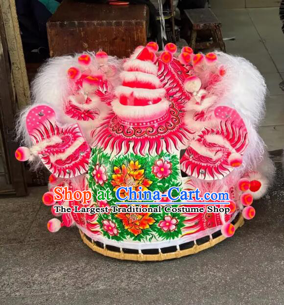 Top Traditional Lion Dance Equipment for Performances Chinese Southern Lion Dance Lion Head and Costumes Complete Set