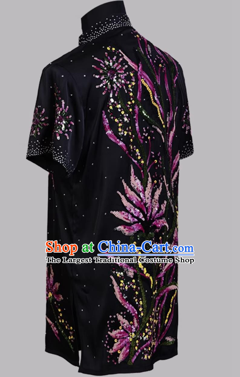 Professional Competition Uniform Changquan Costume Sparkling Colorful Suit Wushu Exam Performance Outfit