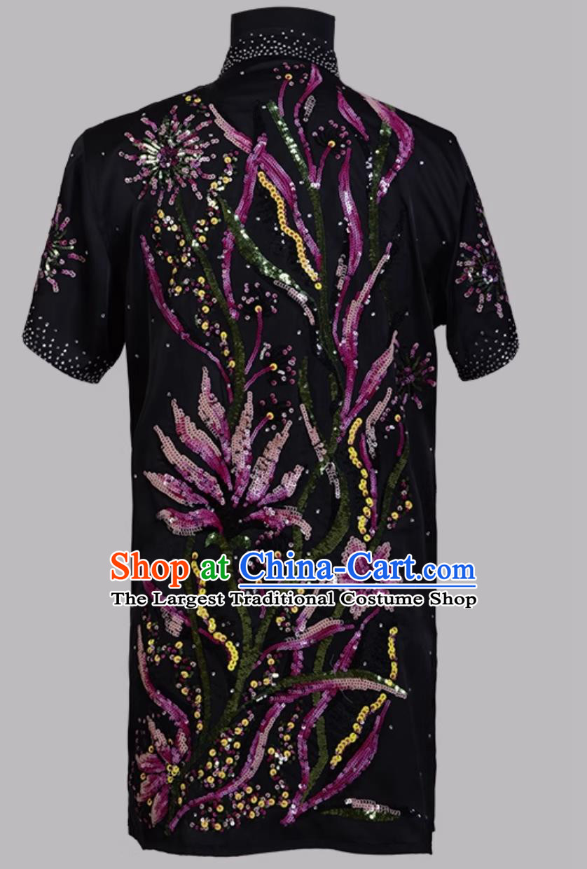 Professional Competition Uniform Changquan Costume Sparkling Colorful Suit Wushu Exam Performance Outfit