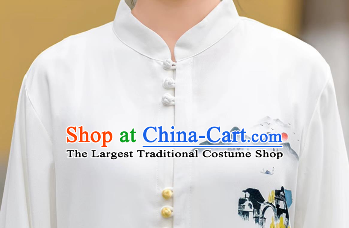 Women Tai Chi Suit Tai Chi And Ba Duan Jin Competition Performance Training Outfit
