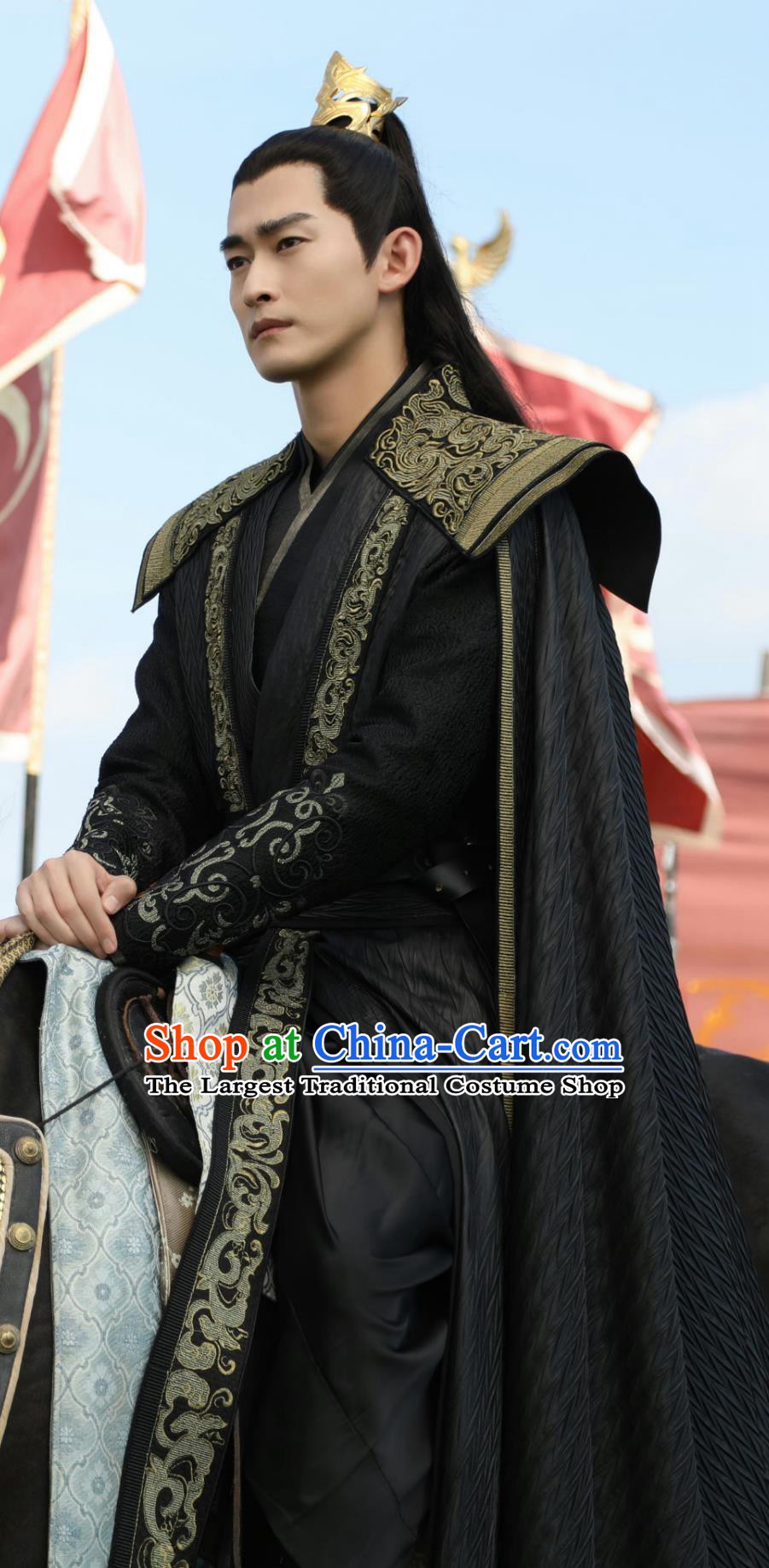 Chinese Traditional Clothing Ancient Warrior Costume TV Series Fateful Love Prince Jun Bei Yue Attire