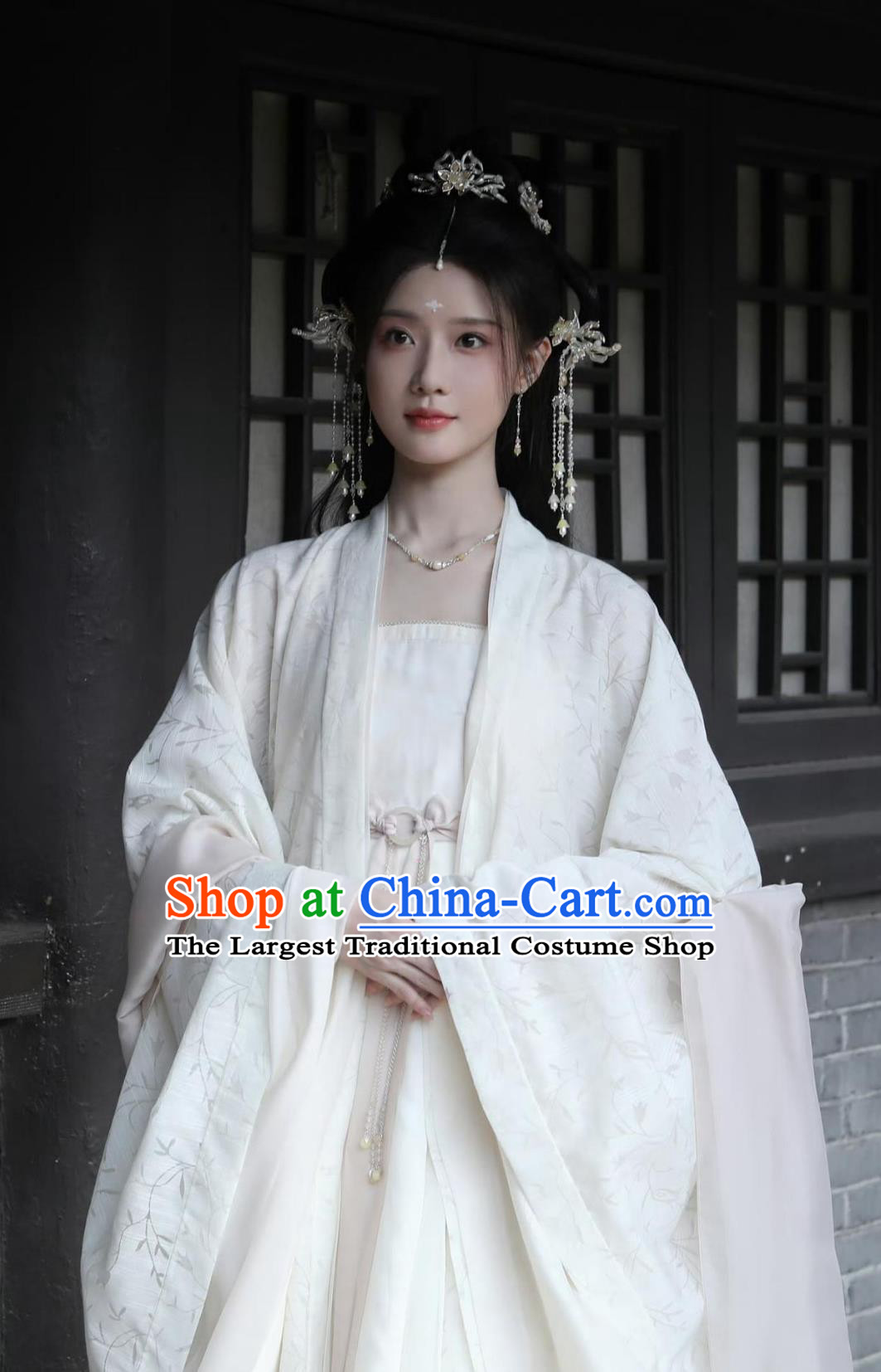 Ancient China Princess Clothing Traditional Chinese Hanfu Dress TV Series Guardians of the Dafeng Infanta Ping Yang Costume