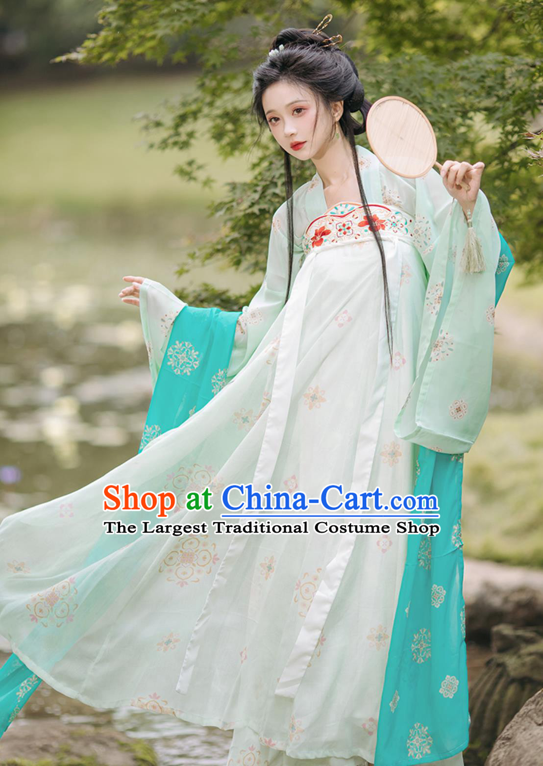 Tang Dynasty Hanfu Dress Women High Waist Ruqun Chinese Replica Traditional Attire