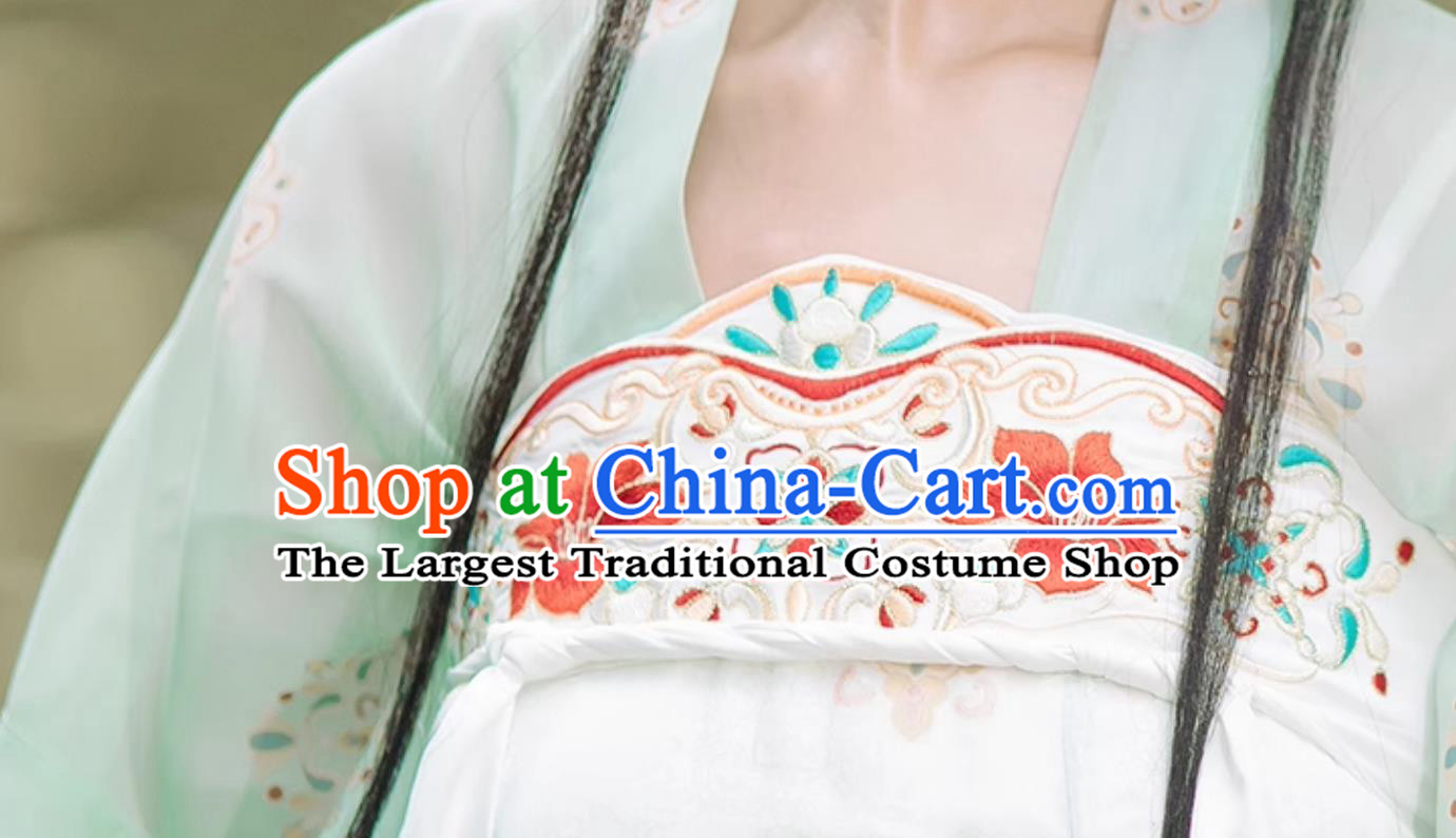 Tang Dynasty Hanfu Dress Women High Waist Ruqun Chinese Replica Traditional Attire