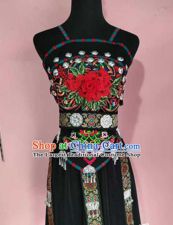 Chinese Ethnic Minority Costume Miao Ethnic Dance Costume