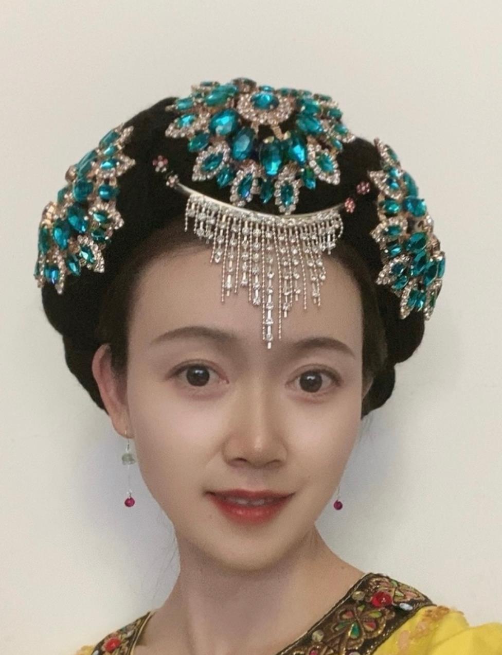 Yunnan Lijiang Naxi Headwear Ethnic Minority Performance Accessories Hair Hoop