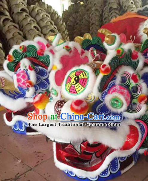 Foshan Hakka Kylin Head Lion Head Awakening Lion Performance Prop Chinese Lion Dance Costume Equipment