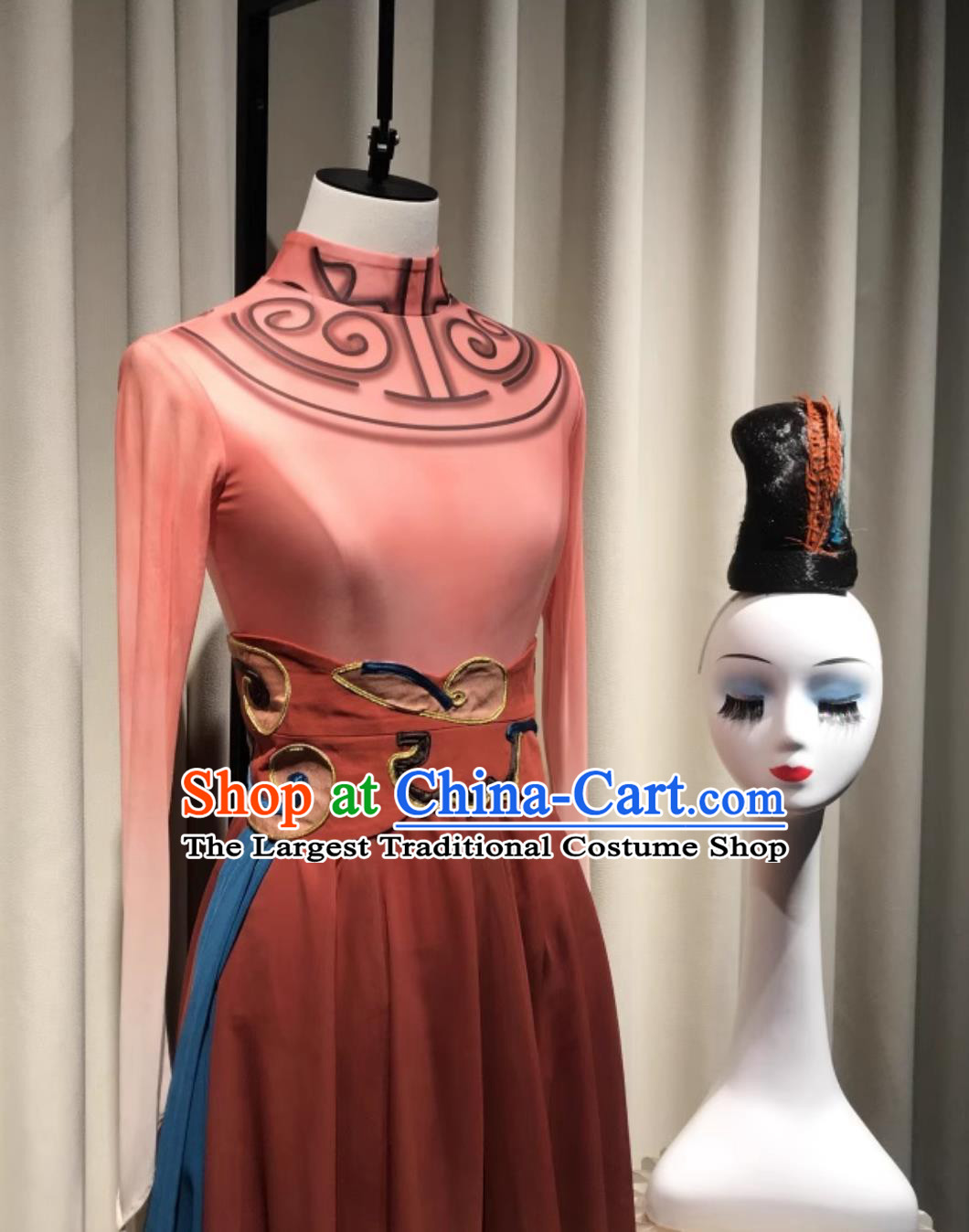 Opening Dance Flared Dress Group Performance Ba Nu Tuo Ying Costume Classical Dance Outfit