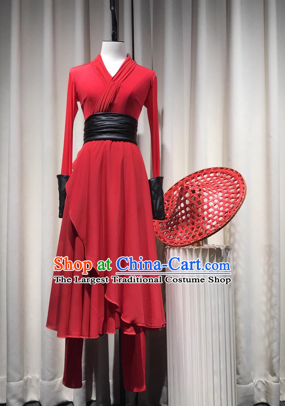 Classical Dance Costume Wuxia Outfit Swordsman Performance Attire Chinese Style Ancient Gown