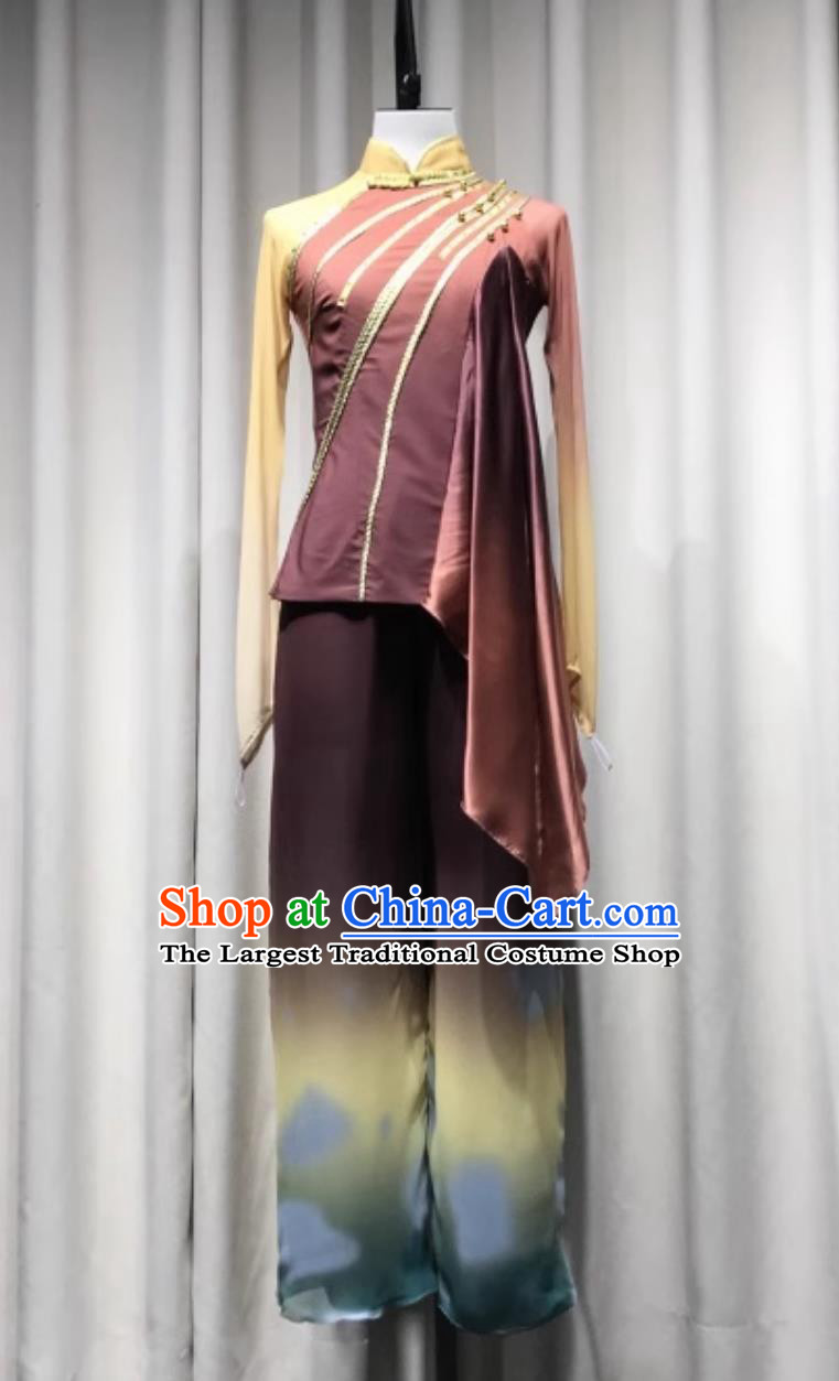 Chinese Dance Lotus Award Autumn Harvest Gala Performance Attire Classical Dance Costume