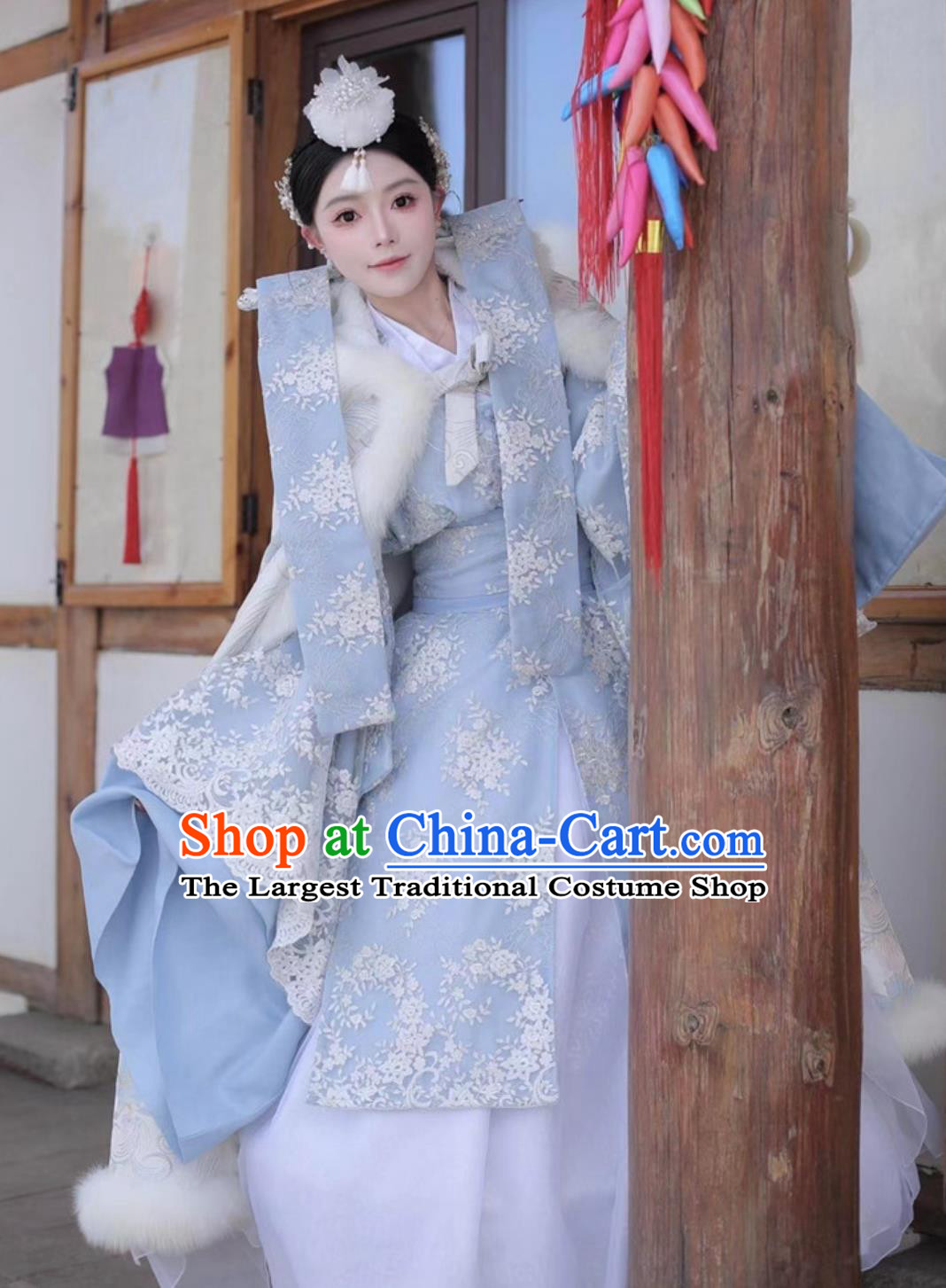 Yanbian Yanji Korean Costume Women Princess Palace Ethereal Hanbok Ethnic Ancient Outfit Set