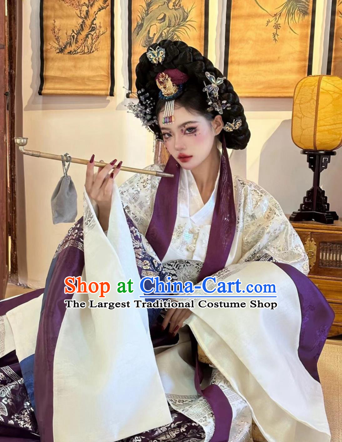 Yanji Princess Palace Ancient Wedding Dress Daejanggeum Traditional Korean Ethnic Hanbok