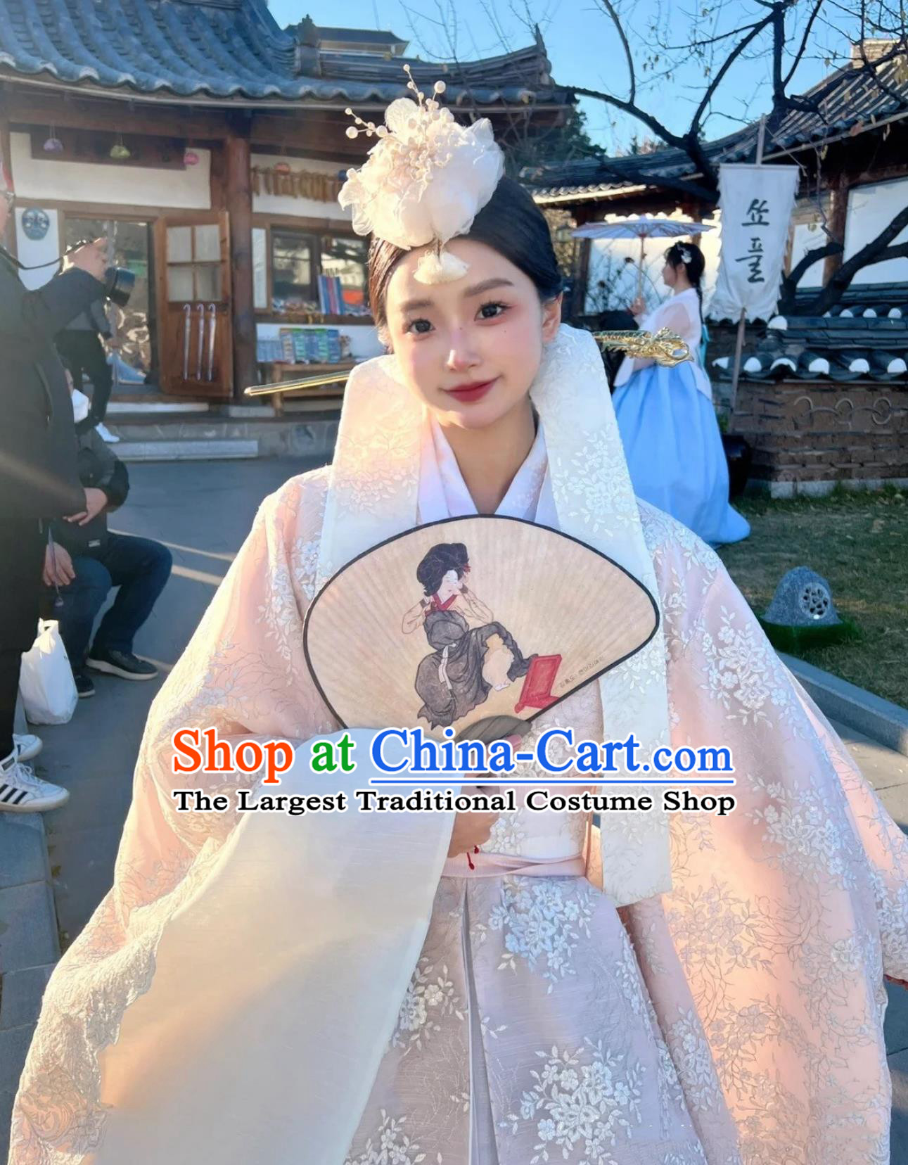 Yanji Korean Princess Clothing Palace Ethnic Gown Daejanggeum Traditional Hanbok Performance Costume Ancient Women Dress