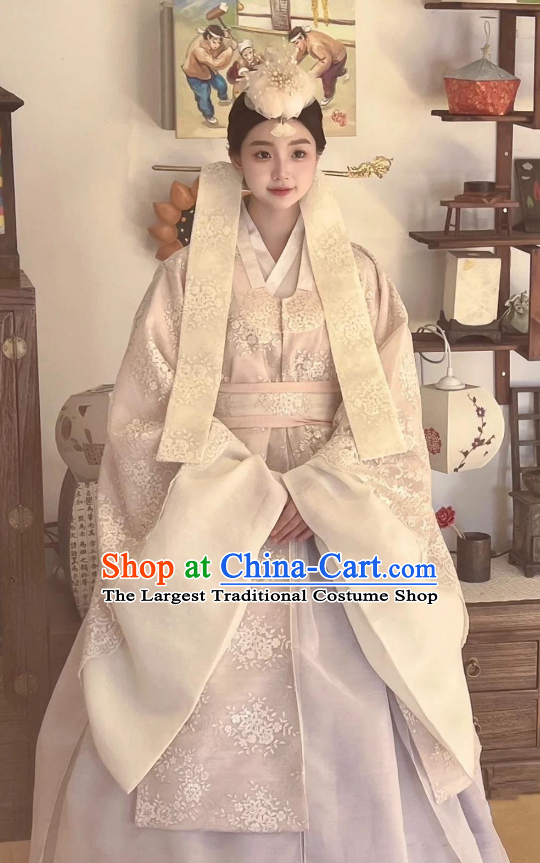 Yanji Korean Princess Clothing Palace Ethnic Gown Daejanggeum Traditional Hanbok Performance Costume Ancient Women Dress