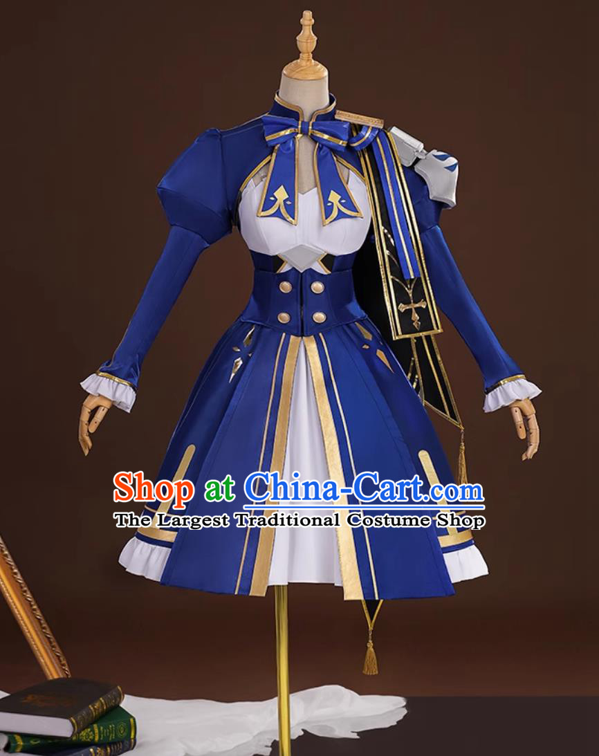 Honkai Star Rail Fate Collaboration Saber Cos Dress D Anime Costume Cosplay Outfit