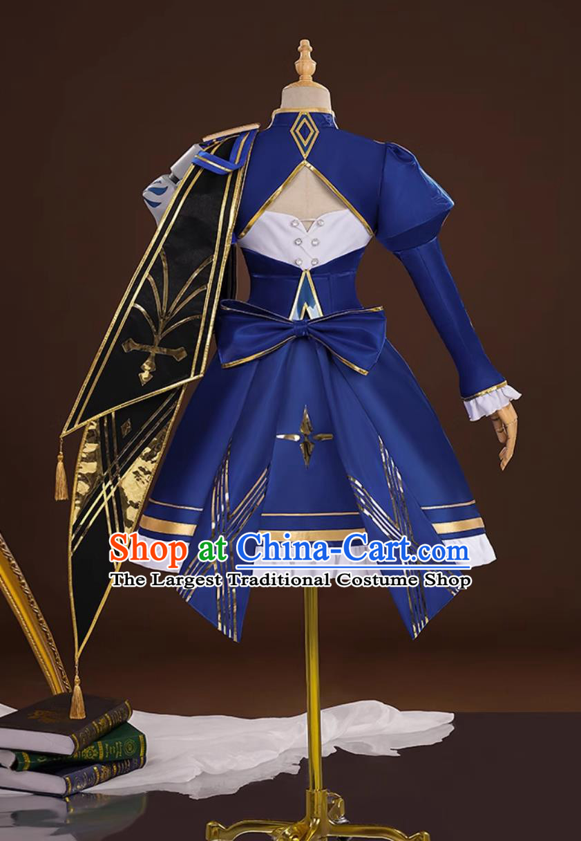 Honkai Star Rail Fate Collaboration Saber Cos Dress D Anime Costume Cosplay Outfit