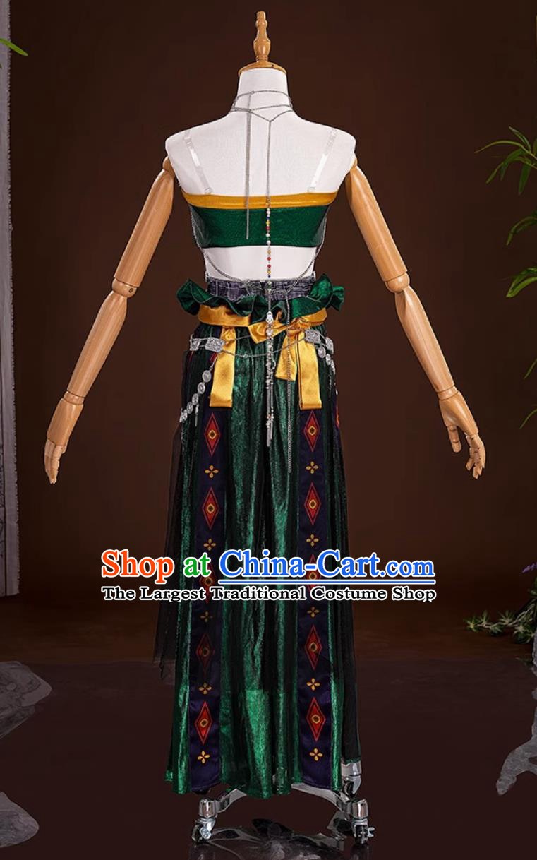 YanYun Sixteen Tones Cosplay Costume Drunken Flower Shadow Pear Garden Dress Wuxia Cosplay Female Outfit Clothing