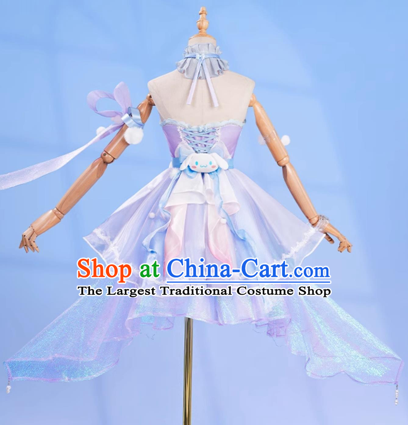 Honor Of Kings Yao Cosplay Costume Cinnamoroll Dream Game Accurate D Cosplay Purple Dress Anime Female Outfit