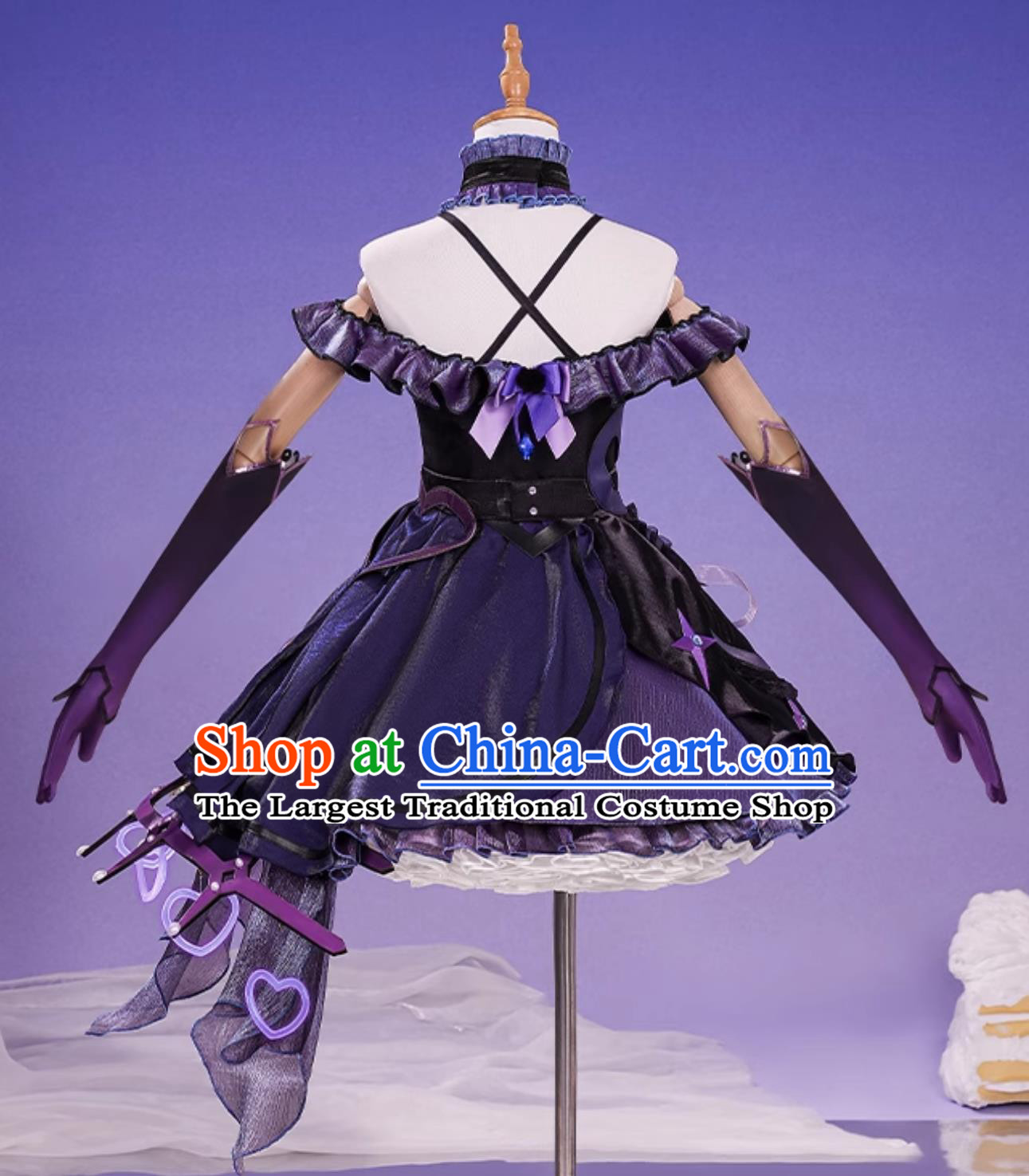 Honor Of Kings Sanrio Angela Kuromi Star Cosplay Costume Cosplay Outfit Female Clothing