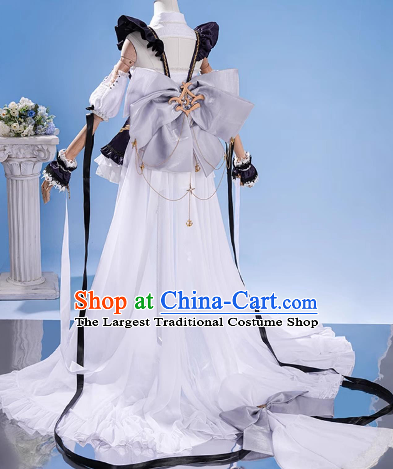 Azur Lane Cosplay Costume Heavy Cruiser Cheshire Cosplay Outfit Complete Set Cat Maid Dress