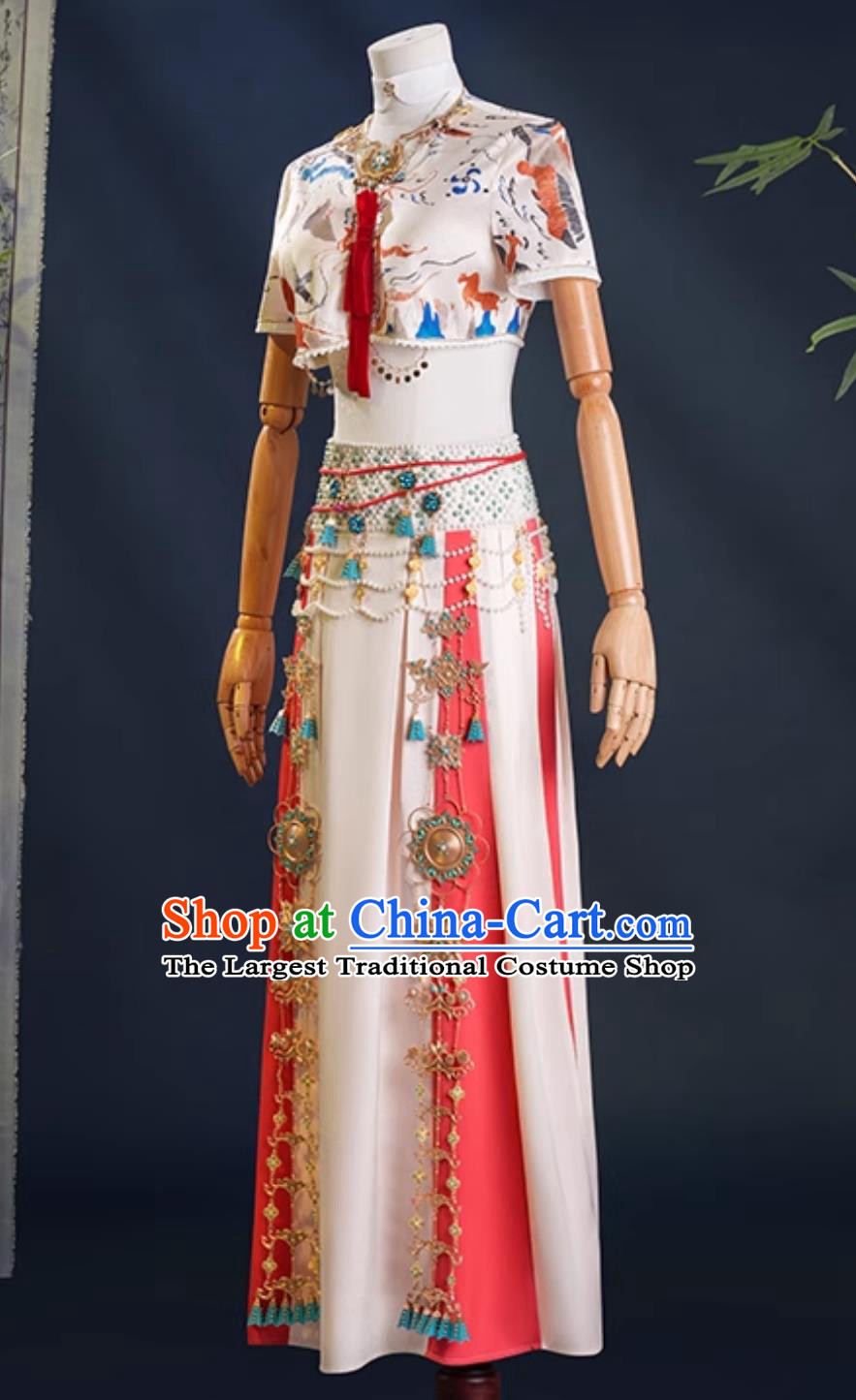 YanYun Sixteen Tones Cosplay Costume D Anime Clothing Women Performance Dress