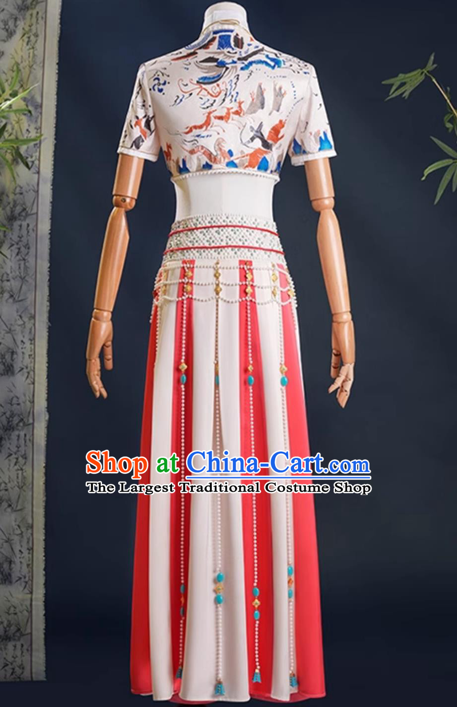 YanYun Sixteen Tones Cosplay Costume D Anime Clothing Women Performance Dress