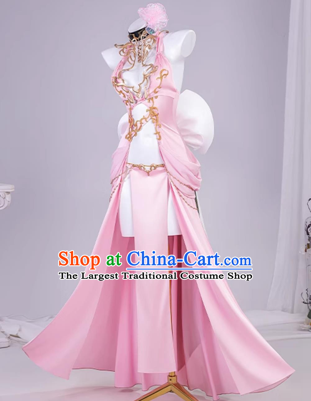 Code Geass Lelouch Of The Rebellion Lost Stories CC Game Cosplay Costume Pink Sexy Dress D Anime Clothing