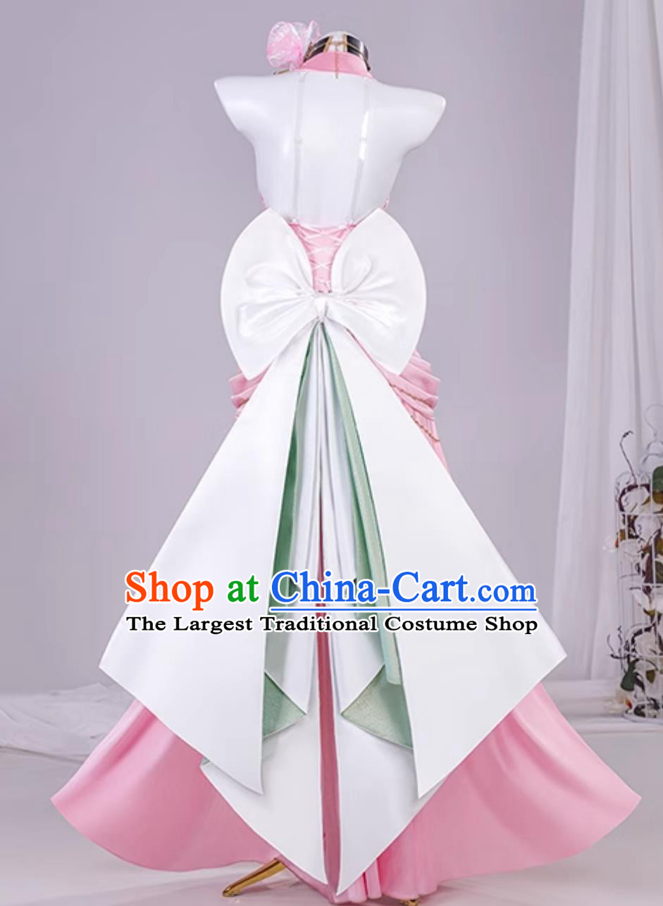 Code Geass Lelouch Of The Rebellion Lost Stories CC Game Cosplay Costume Pink Sexy Dress D Anime Clothing