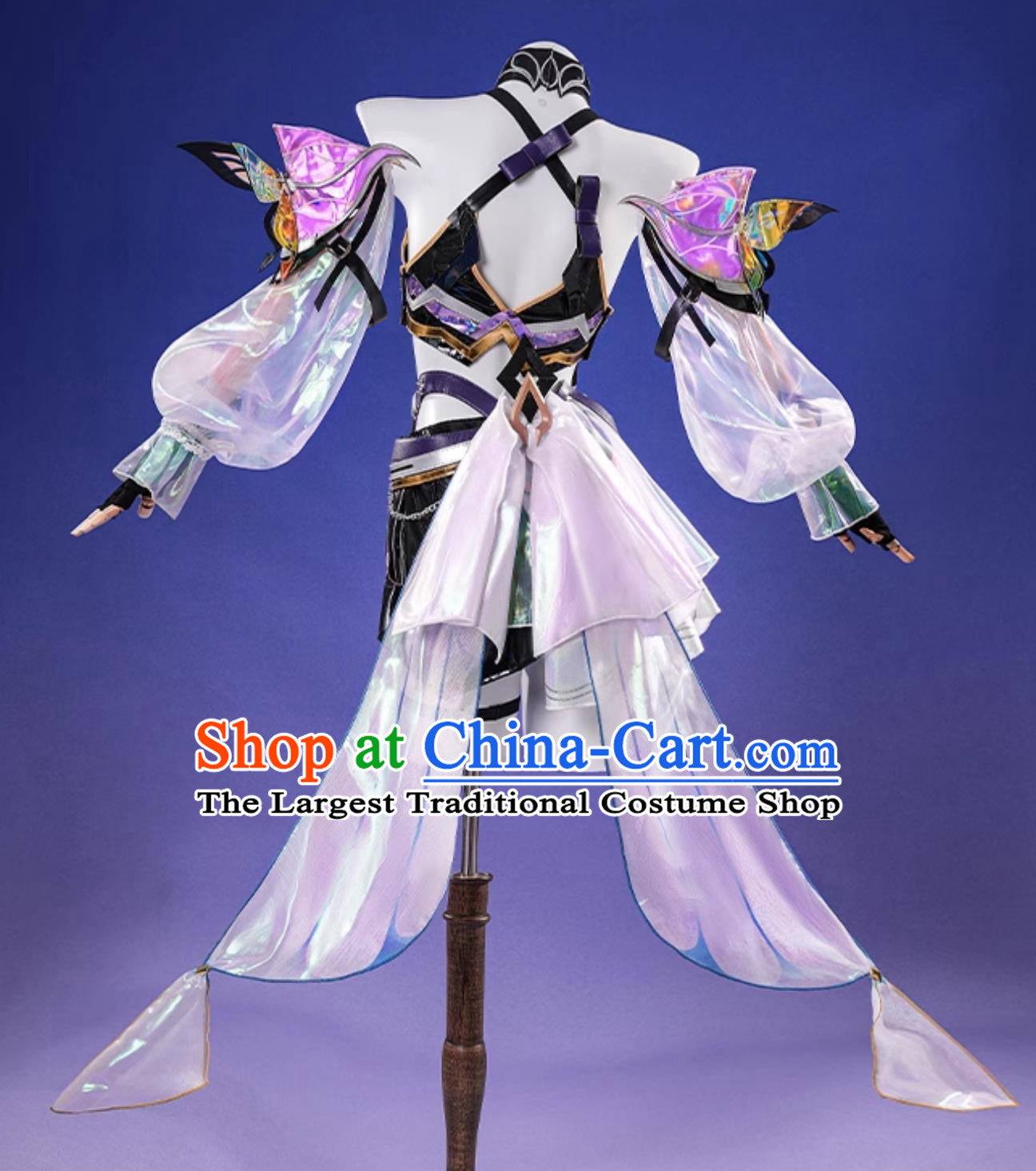 Honor Of Kings Akhe Butterfly Dance Cosplay Costume Game Fairy Dress Origin Dream Series Cosplay Outfit