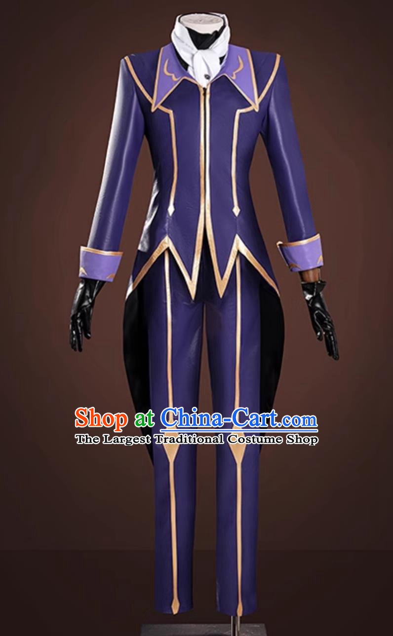 Code Geass Lelouch Of The Rebellion Cosplay Costume Zero Cos Cloak Outfit Male Game Anime Clothing