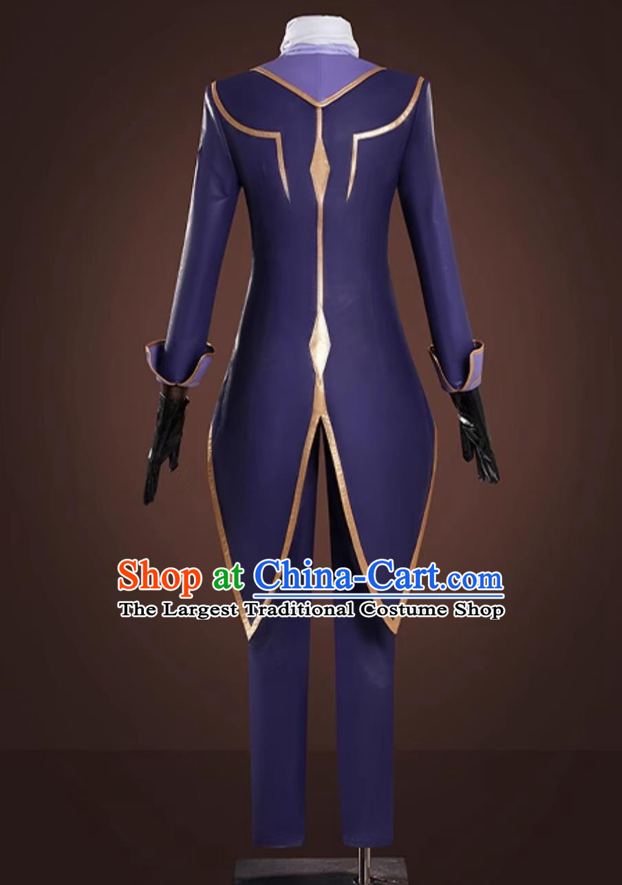 Code Geass Lelouch Of The Rebellion Cosplay Costume Zero Cos Cloak Outfit Male Game Anime Clothing