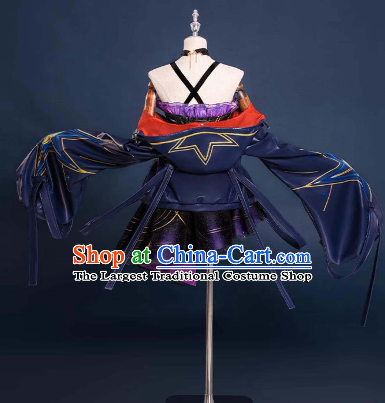 Honor Of Kings Shao Si Yuan Dress Mystic Divination Cosplay Costume Anime Game Female Dress Complete Set