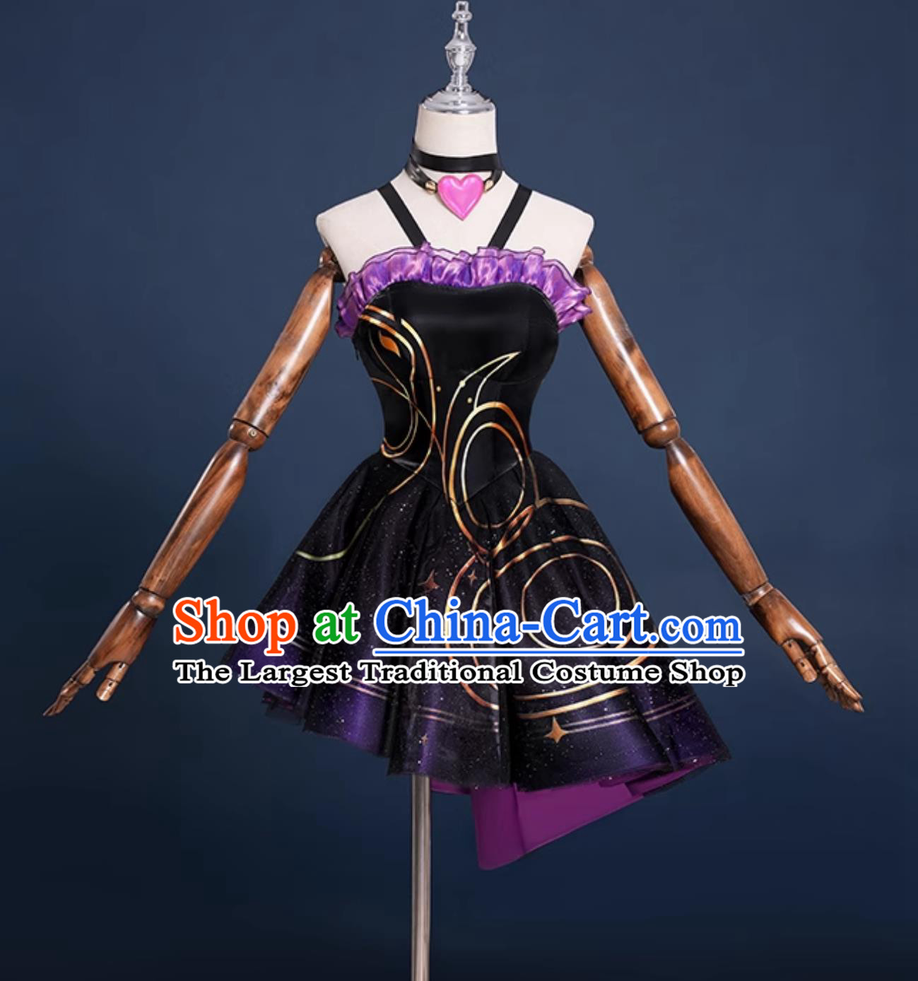 Honor Of Kings Shao Si Yuan Dress Mystic Divination Cosplay Costume Anime Game Female Dress Complete Set