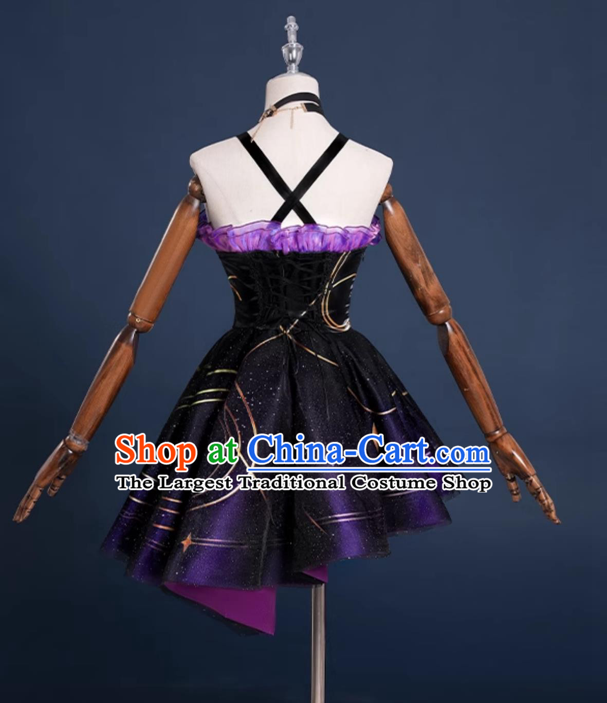 Honor Of Kings Shao Si Yuan Dress Mystic Divination Cosplay Costume Anime Game Female Dress Complete Set
