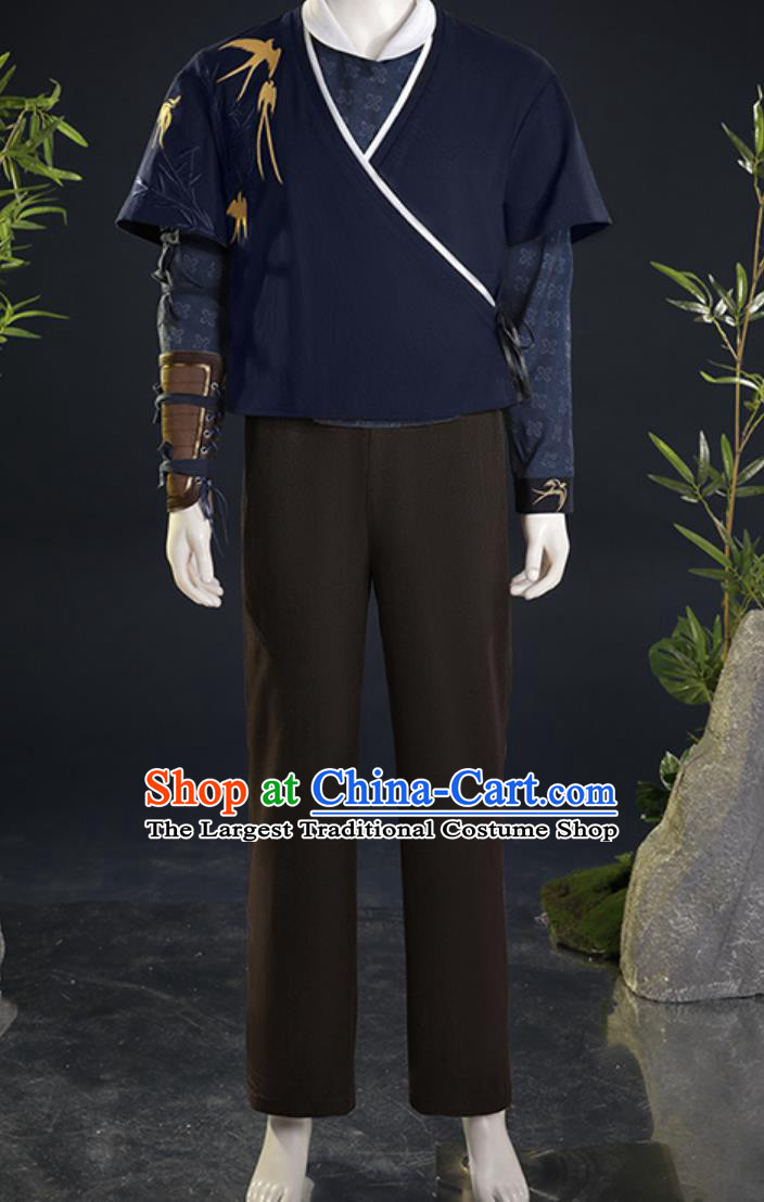 YanYun Sixteen Tones Cosplay Costume Jiang Yan Game Chinese Clothing Cosplay Male Outfit Complete Set