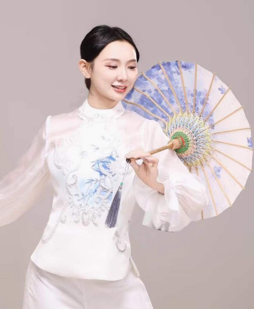Classical Chinese Dance Costume Jin Chen Same Style National Stage Performance Outfit