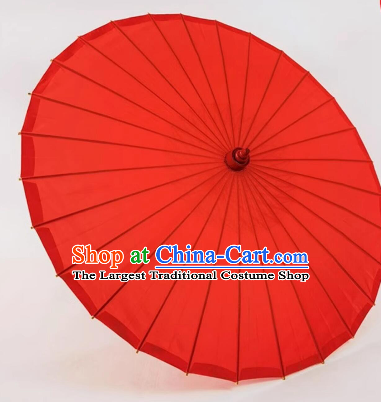 Handmade Classical Dance Umbrella Traditional Chinese Wedding Umbrella Hanfu Red Silk Umbrella