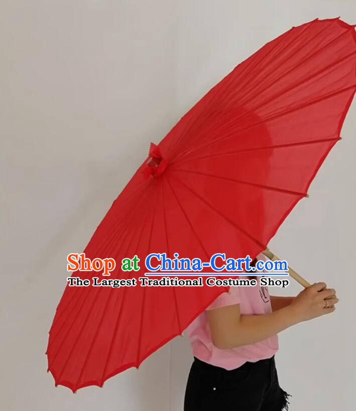 Traditional Chinese Wedding Umbrella Handmade Hanfu Red Silk Umbrella Classical Dance Large Umbrella