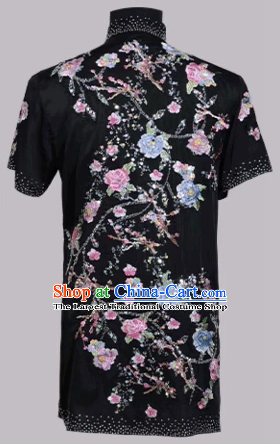 Martial Arts Suit Changquan Costume Kung Fu Competition Uniform Sequins Embroidery Wushu Clothing
