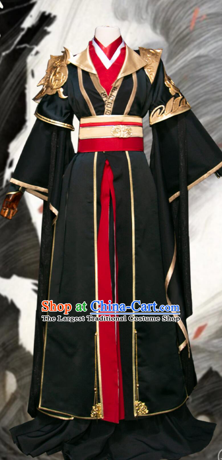 Heaven Officials Blessing Anime Mu Qing Cosplay Costume Ancient Chinese Style Hero Outfit