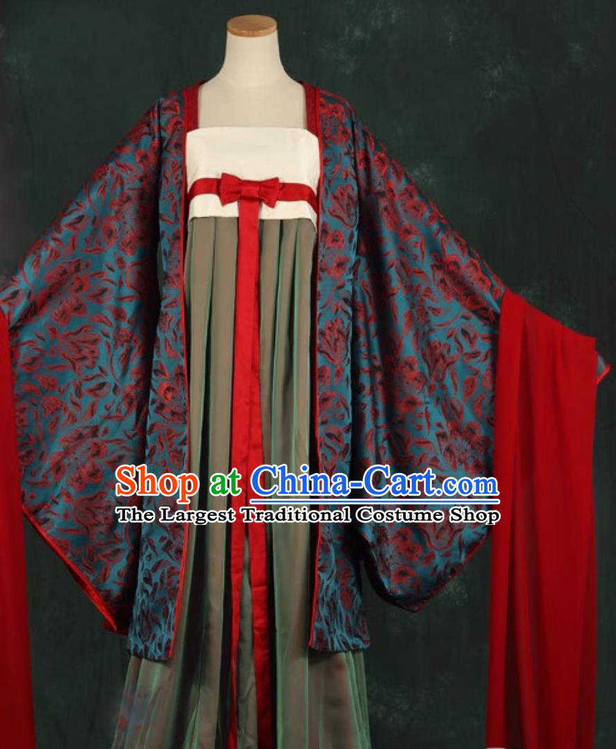 Chinese Style Ancient Costume Women Hanfu Soul Ferry Huang Quan San Qi Clothing