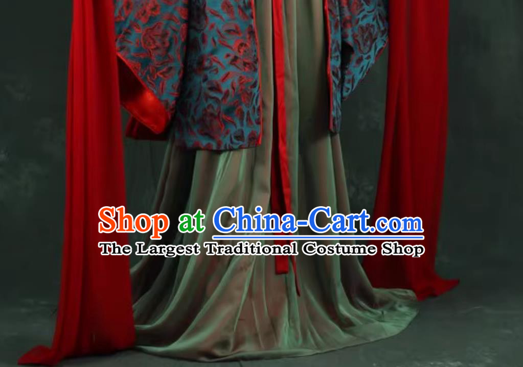 Chinese Style Ancient Costume Women Hanfu Soul Ferry Huang Quan San Qi Clothing