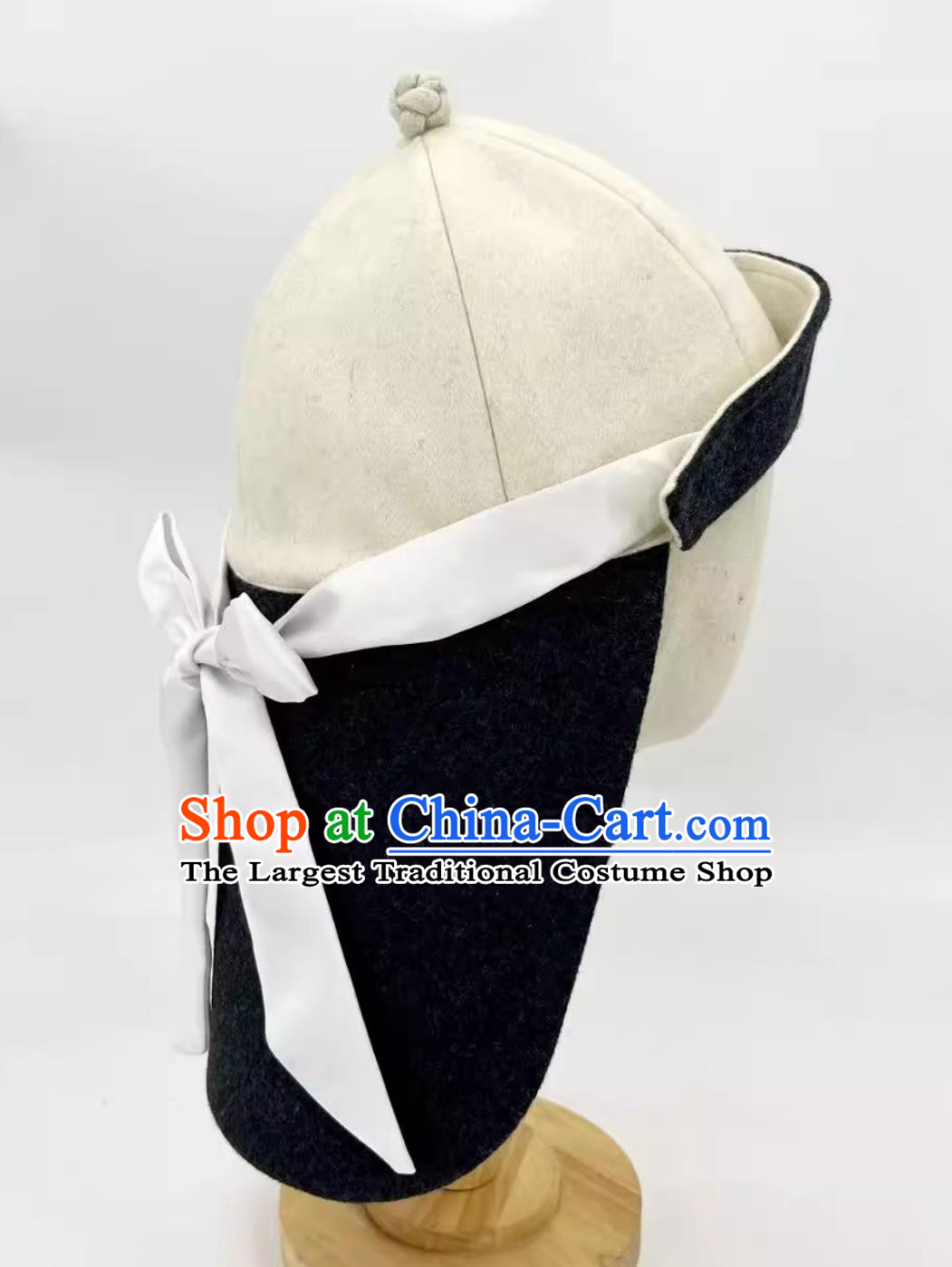 Kublai Khan Mongolian Hat Handmade Folded Brim Hat Chinese Yuan Dynasty Emperor Historical Replica Headwear