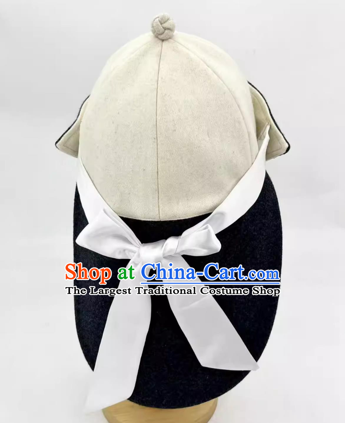 Kublai Khan Mongolian Hat Handmade Folded Brim Hat Chinese Yuan Dynasty Emperor Historical Replica Headwear