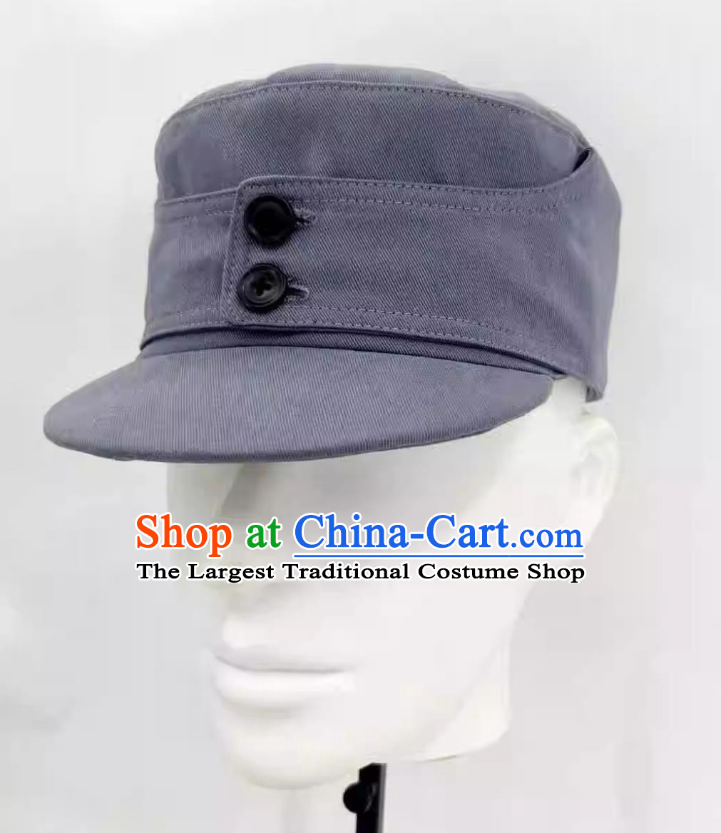 Anti Japanese War Mountain Soldier Cap Chinese Historical Replica Hat