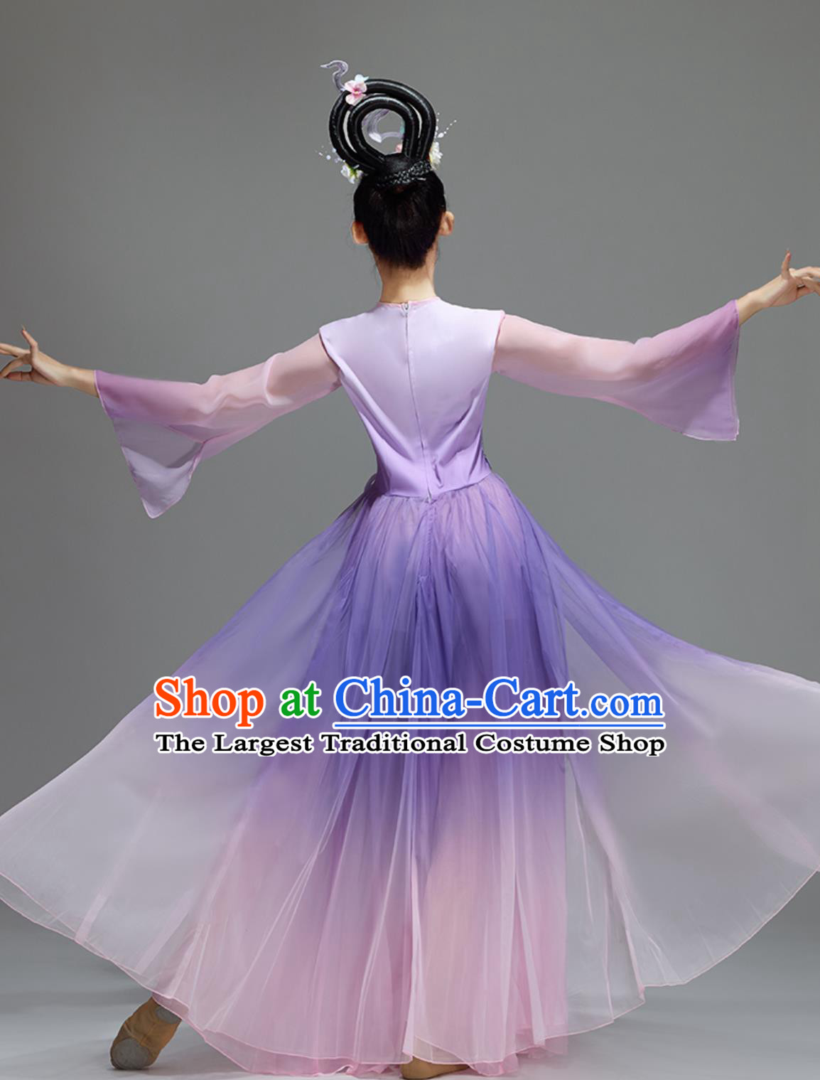 Classical Dance Costume Women Chinese Style Opening Performance Outfit Purple Charm Repertoire Art Exam Show Dress