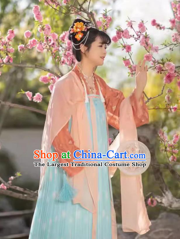 Chinese Tang Dynasty Hanfu Dress Ancient Princess High Waist Ruqun