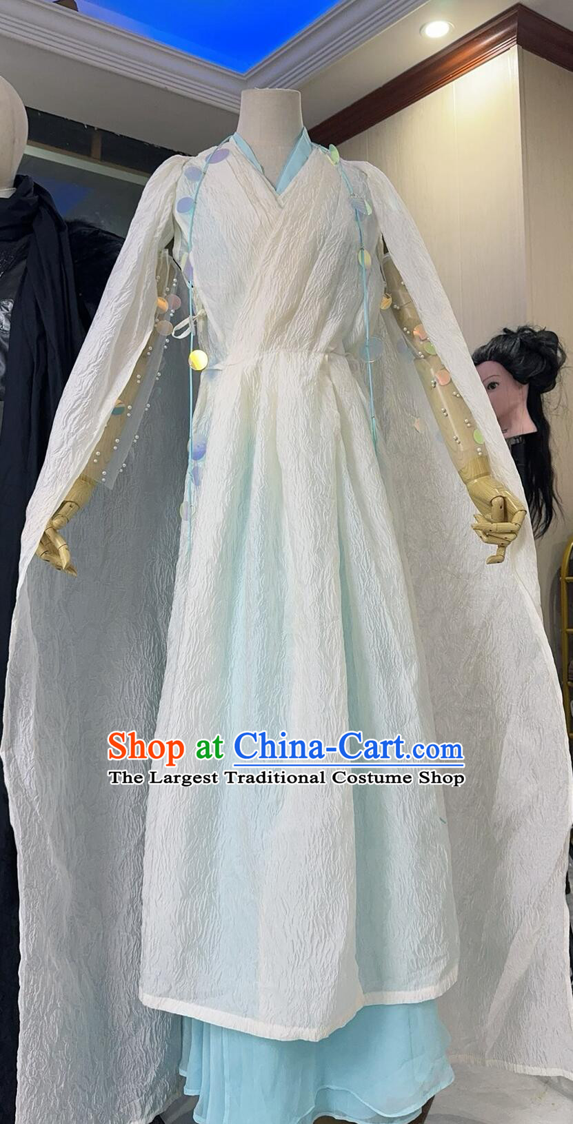 Chinese Paladin  Fairy Shui Bi Zhao Zhuona Dress Ancient Chinese TV Series Goddess Replica Costume