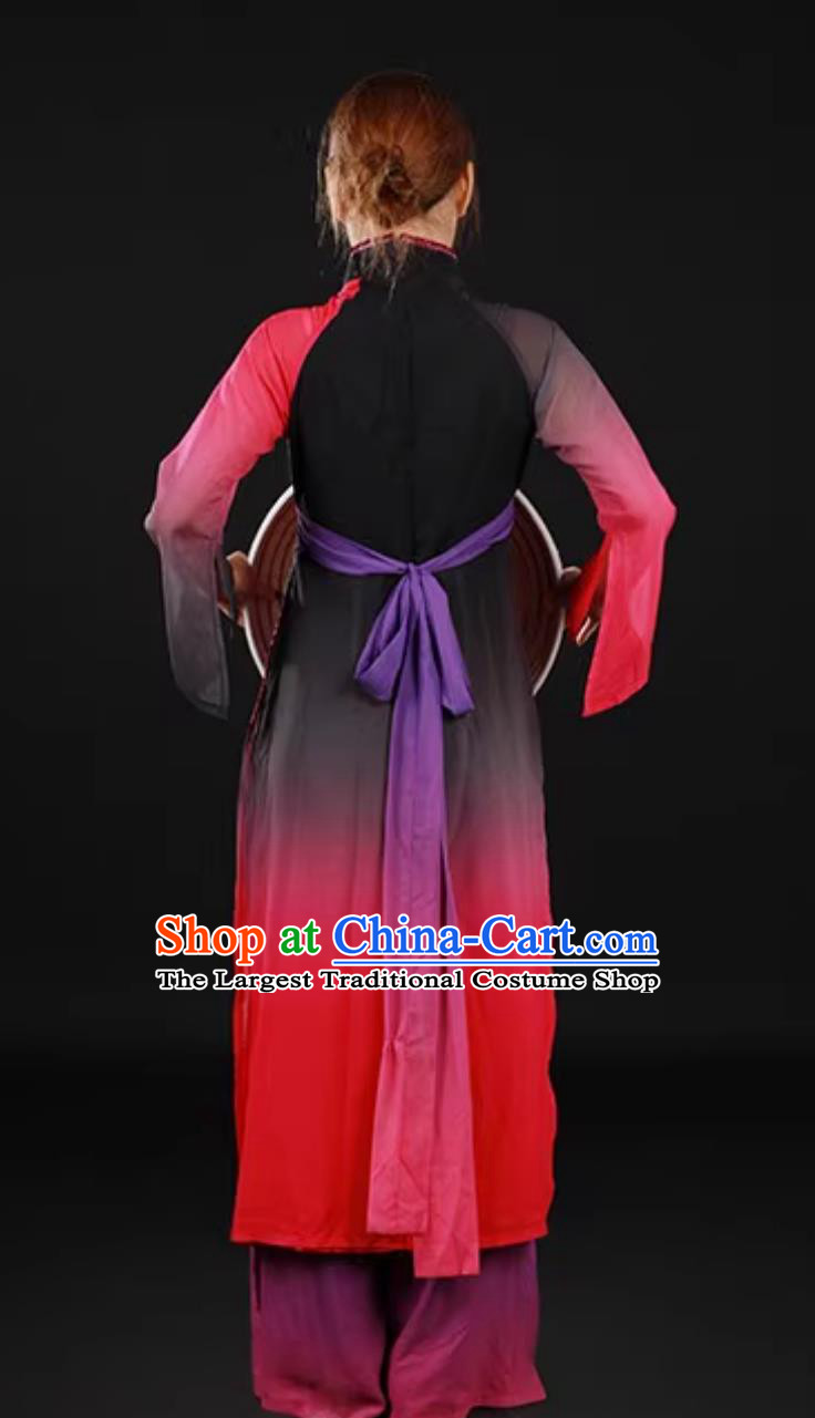 Jing Ethnic Fishing Community Women Stage Dance Performance Costume Chinese Ethnic Minority Group Dress